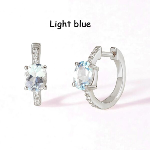 boucle d'oreille femme ensemble de boucles d'oreilles en or pour femmes, boucles d'oreilles en Zircon coloré