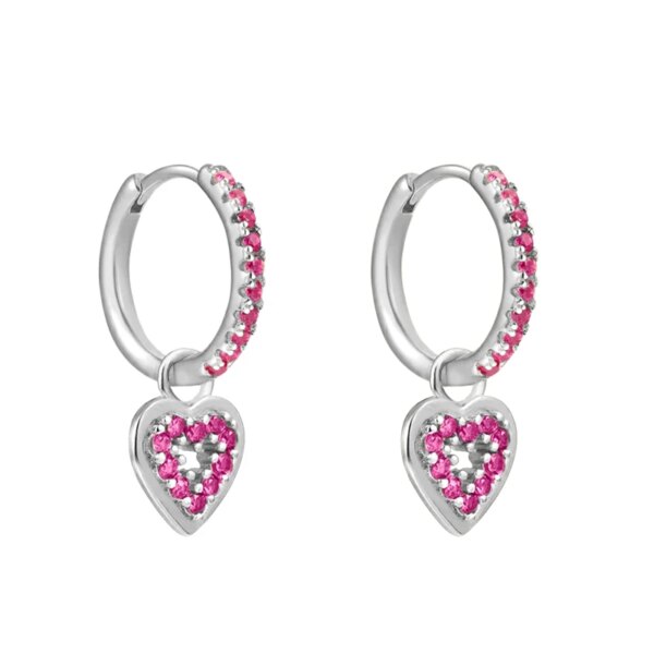 boucle d'oreille femme ensemble de boucles d'oreilles en or pour femmes, boucles d'oreilles en Zircon coloré