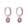 boucle d'oreille femme ensemble de boucles d'oreilles en or pour femmes, boucles d'oreilles en Zircon coloré