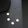 boucle d'oreille femme en acier inoxydable pour femmes, bijoux avec pendentif en forme d'étoile, de lune, de cœur