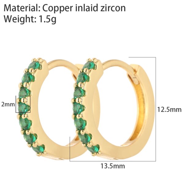 boucle d'oreille femme cœur et mauvais œil turc bleu pour femmes, couleur or véritable