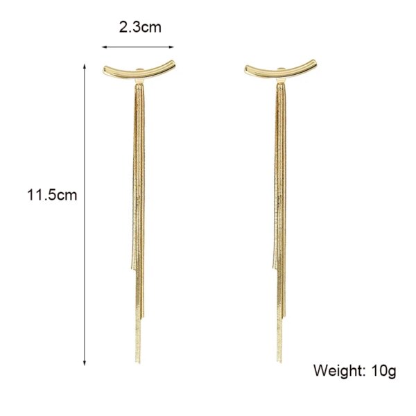 boucle d'oreille femme Vintage en Arc brillant pour femmes, bijoux de luxe suspendus