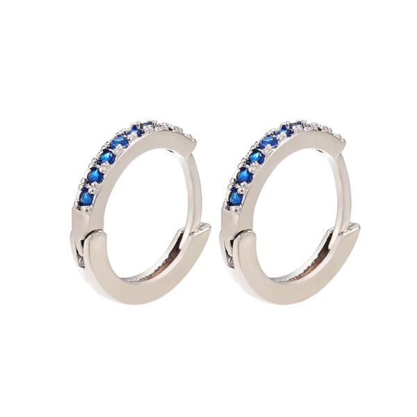 boucle d'oreille femme 13x14mm, une paire de boucles d'oreilles en cristal pour femmes, bijoux DIY, petites boucles d'oreilles