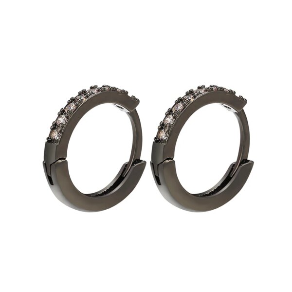 boucle d'oreille femme 13x14mm, une paire de boucles d'oreilles en cristal pour femmes, bijoux DIY, petites boucles d'oreilles