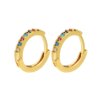 boucle d'oreille femme 13x14mm, une paire de boucles d'oreilles en cristal pour femmes, bijoux DIY, petites boucles d'oreilles