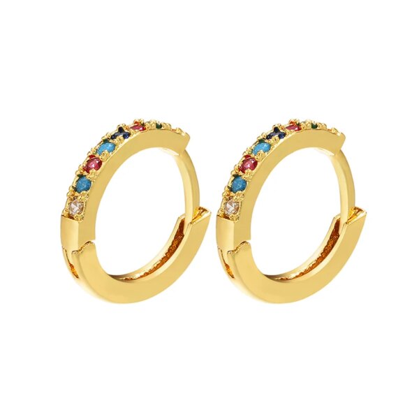 boucle d'oreille femme 13x14mm, une paire de boucles d'oreilles en cristal pour femmes, bijoux DIY, petites boucles d'oreilles