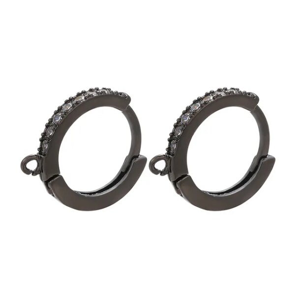 30081-92feed.jpg boucle d'oreille femme 13x14mm, une paire de boucles d'oreilles en cristal pour femmes, bijoux DIY, petites boucles d'oreilles