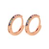 boucle d'oreille femme 13x14mm, une paire de boucles d'oreilles en cristal pour femmes, bijoux DIY, petites boucles d'oreilles