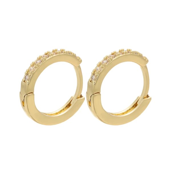 boucle d'oreille femme 13x14mm, une paire de boucles d'oreilles en cristal pour femmes, bijoux DIY, petites boucles d'oreilles