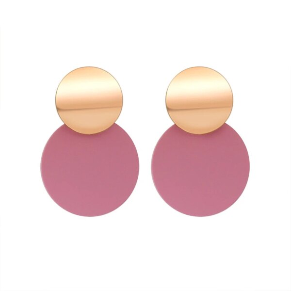 30212-8b63ee.jpg boucle d'oreille femme rondes de déclaration coréenne pour femmes, boucles d'oreilles pendantes en peluche de coquille