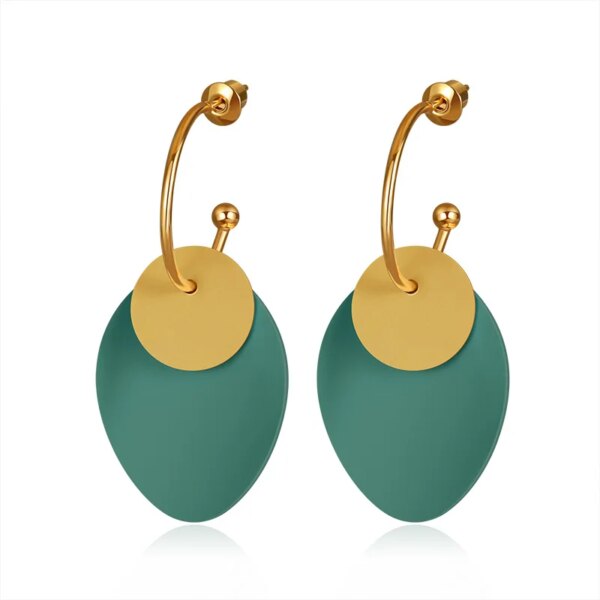 30234-549c12.jpg boucle d'oreille femme rondes de déclaration coréenne pour femmes, boucles d'oreilles pendantes en peluche de coquille