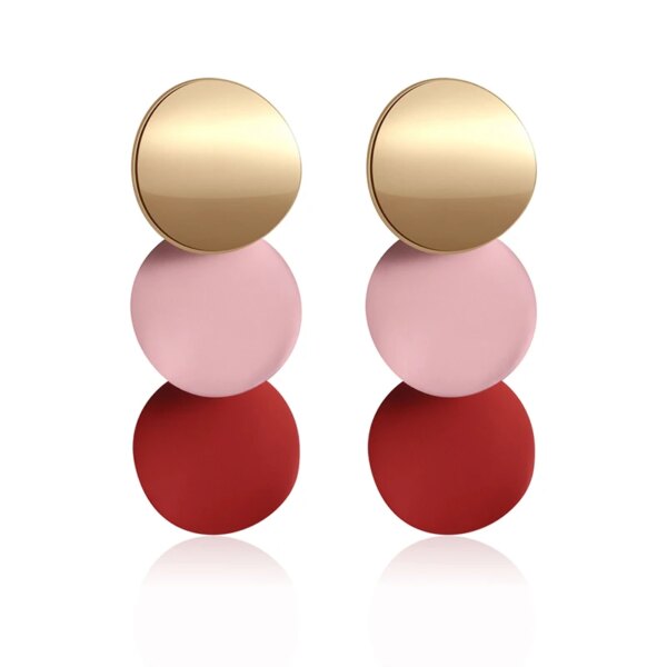 30263-b33e99.jpg boucle d'oreille femme rondes de déclaration coréenne pour femmes, boucles d'oreilles pendantes en peluche de coquille