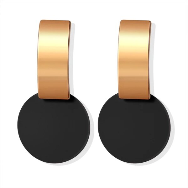 boucle d'oreille femme rondes de déclaration coréenne pour femmes, boucles d'oreilles pendantes en peluche de coquille