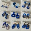 30394-f083e8.jpg boucle d'oreille femme Bleues Géométriques pour Femme, Goutte d'Eau, Mode Coréenne