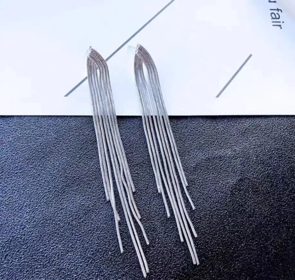 boucle d'oreille femme longues imitation perle pour femme, lune, étoile, fleur, strass