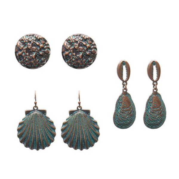 boucle d'oreille femme – lot de 3 paires de boucles d'oreilles Vintage à franges pour femmes