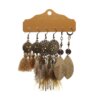 boucle d'oreille femme – lot de 3 paires de boucles d'oreilles Vintage à franges pour femmes