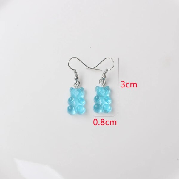 boucle d'oreille femme géométriques bleues pour femmes, style bohème, fleur