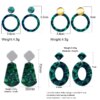 31041-f86932.jpg boucle d'oreille femme de déclaration coréenne pour femmes, vert mignon arcylique géométrique Dangle