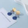 boucle d'oreille femme rondes à la mode coréenne pour femmes, pendants d'oreilles arcyques géométriques