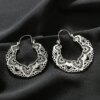 boucle d'oreille femme Vintage en alliage ethnique pour femme, pendants d'oreilles en argent Antique, bijoux pendants 4313