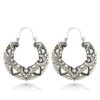 boucle d'oreille femme Vintage en alliage ethnique pour femme, pendants d'oreilles en argent Antique, bijoux pendants 4313
