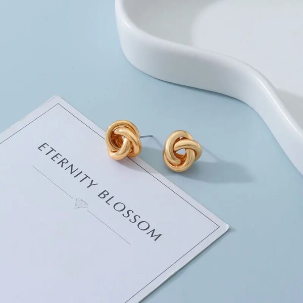 boucle d'oreille femme rondes à la mode coréenne pour femmes, pendants d'oreilles arcyques géométriques