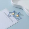 boucle d'oreille femme rondes à la mode coréenne pour femmes, pendants d'oreilles arcyques géométriques