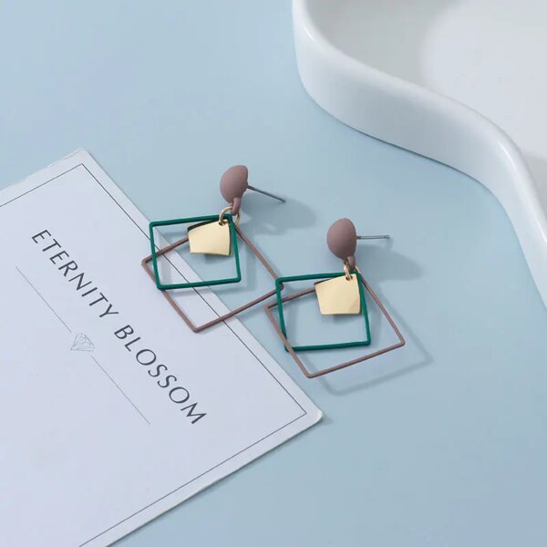 31255-af5cb2.jpg boucle d'oreille femme rondes à la mode coréenne pour femmes, pendants d'oreilles arcyques géométriques