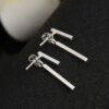 boucle d'oreille femme géométriques pour femmes, nouvelle mode, Simple, t-bar