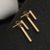 boucle d'oreille femme géométriques pour femmes, nouvelle mode, Simple, t-bar