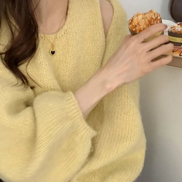 Collier femme Vintage avec pendentif en forme de cœur Double face pour femmes et filles, ras du cou