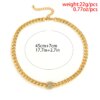 Collier femme ras du cou avec pendentif pour homme, chaîne de Tennis en strass glacés, style Hip Hop