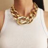 31723-6d2f9d.jpg Collier femme ras du cou épais en matériau CCB pour femmes, chaîne épaisse Hiphop sur le cou