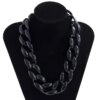 Collier femme ras du cou épais en matériau CCB pour femmes, chaîne épaisse Hiphop sur le cou