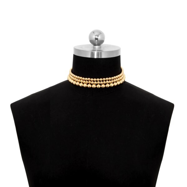 Collier femme ras du cou épais en matériau CCB pour femmes, chaîne épaisse Hiphop sur le cou