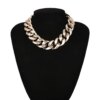 31746-7124c4.jpg Collier femme ras du cou épais en matériau CCB pour femmes, chaîne épaisse Hiphop sur le cou
