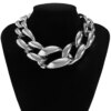 Collier femme ras du cou épais en matériau CCB pour femmes, chaîne épaisse Hiphop sur le cou