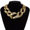 Collier femme ras du cou épais en matériau CCB pour femmes, chaîne épaisse Hiphop sur le cou
