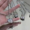 Collier femme en forme de coeur gothique pour femmes, Vintage, ras du cou, clavicule, chaîne