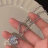 Collier femme en forme de coeur gothique pour femmes, Vintage, ras du cou, clavicule, chaîne