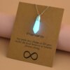 Collier femme de perles lumineuses pour hommes et femmes, pendentif rond en forme d'étoile ou de cœur