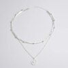 Collier femme avec pendentif Lotus en argent pour femmes, chaîne superposée, ras du cou, personnalisé