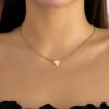 Collier femme ras du cou en forme de pétales de couleur or pour femme, bijoux, clavicule