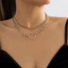 Collier femme ras du cou en forme de pétales de couleur or pour femme, bijoux, clavicule