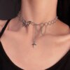Collier femme en chaîne de perles pour femmes, nouvelle mode, Baroque, Punk, fermoir à bascule