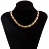 32316-8f3a8f.jpg Collier femme ras du cou en chaîne de serpent pour femmes et hommes, couleur or