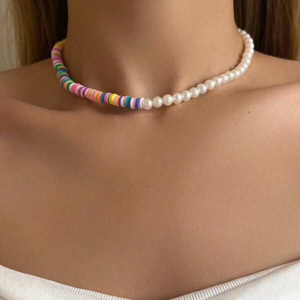 Collier Femme Multi-Rangs Simple – Pendentif Étoile