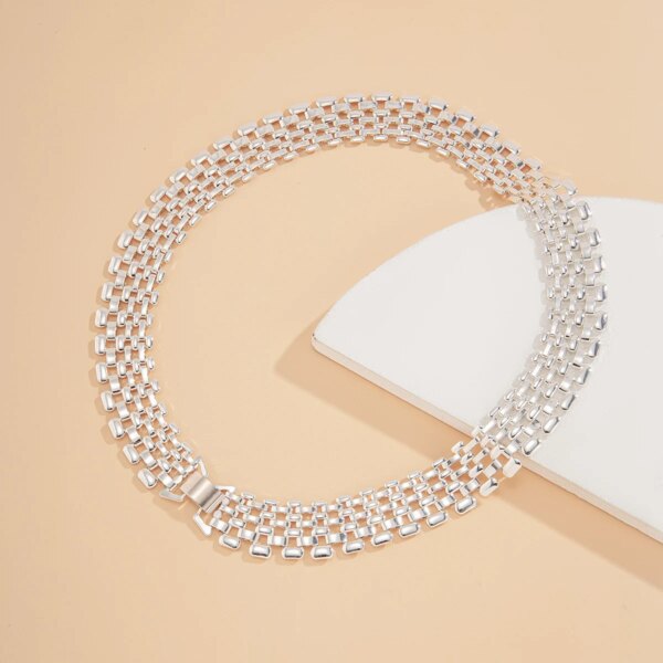 32423-eaf5a5.jpg Collier femme ras du cou court Punk pour femmes, Steampunk, chaînes épaisses, Collier sur le cou