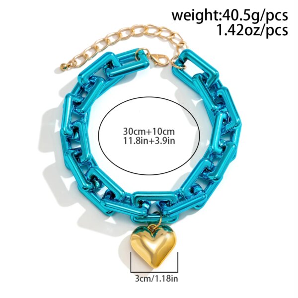 32563-ab0982.jpg Collier femme avec pendentif en forme de grosse boule pour femmes, style Punk, coloré